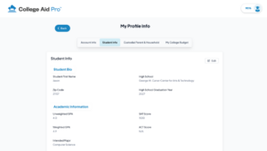 advanced profile, MyCAP