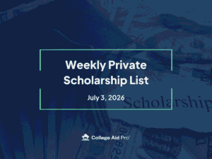 scholarship, private scholarship