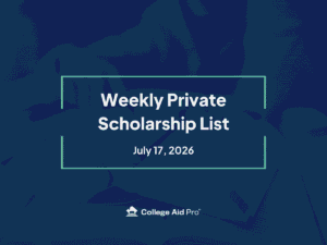 scholarship, private scholarship