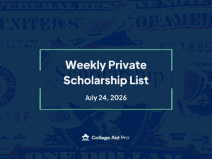 scholarship, private scholarship