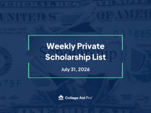 Counselors Coffee Talk 5 Scholarships For Aug 1-14