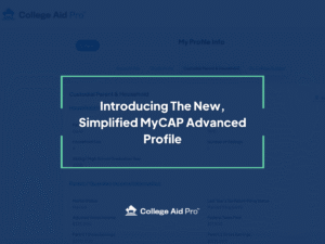 MyCAP, advanced profile