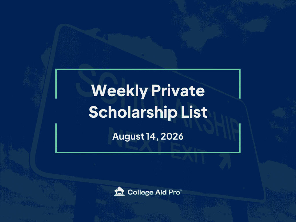 private scholarship, scholarship