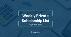 Private Scholarship Blog Cover